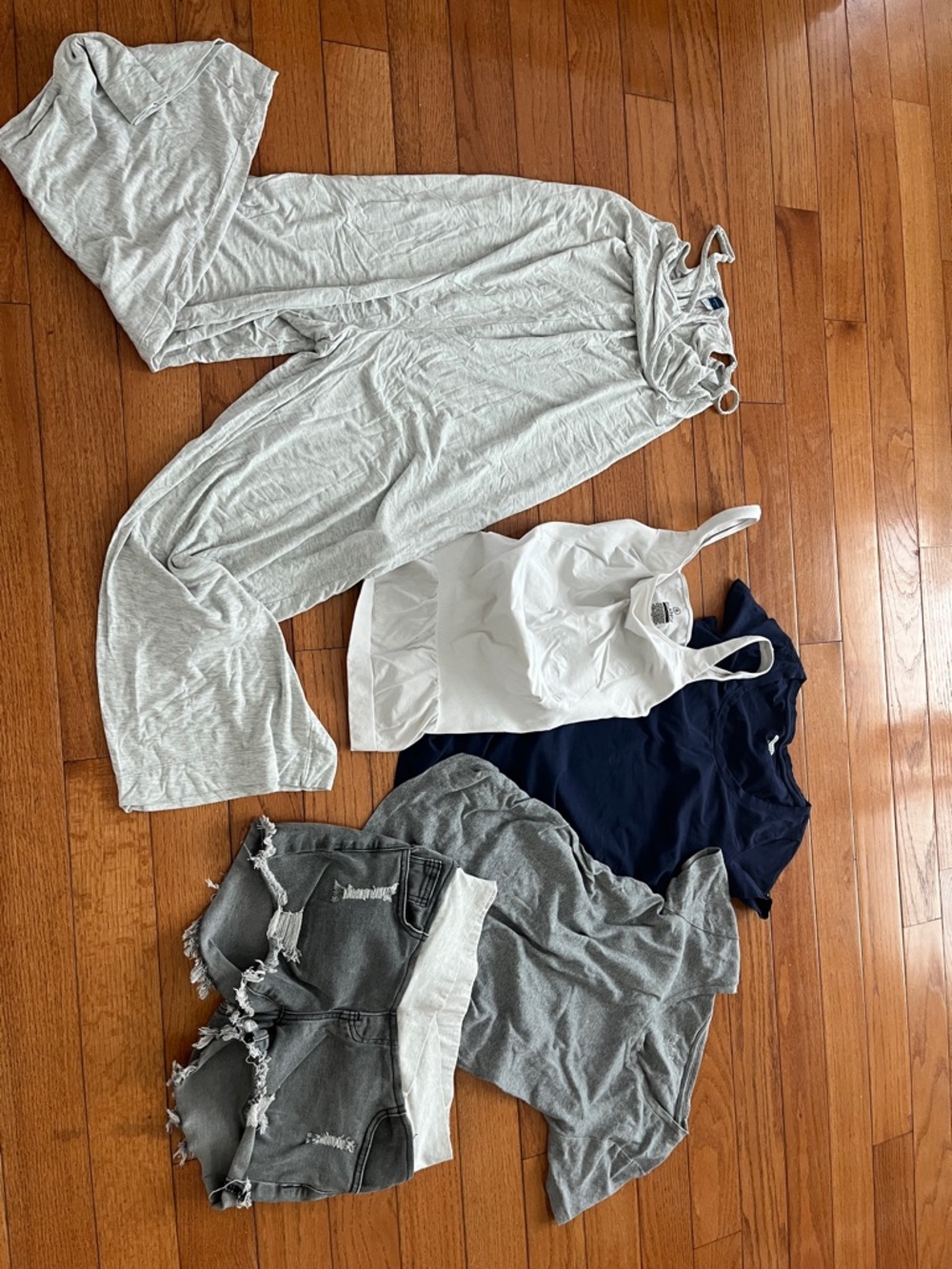 Maternity pregnant clothing tops shorts assortment size Small